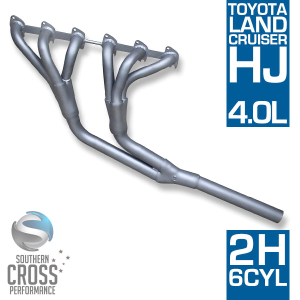 Fits TOYOTA HJ Landcruiser 4.0L 2H 6cyl Headers Extractors SCPH002