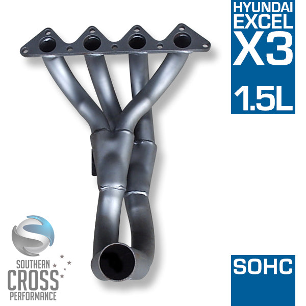 X3 HYUNDAI Excel 1.5L SOHC Headers Extractors SCPH008