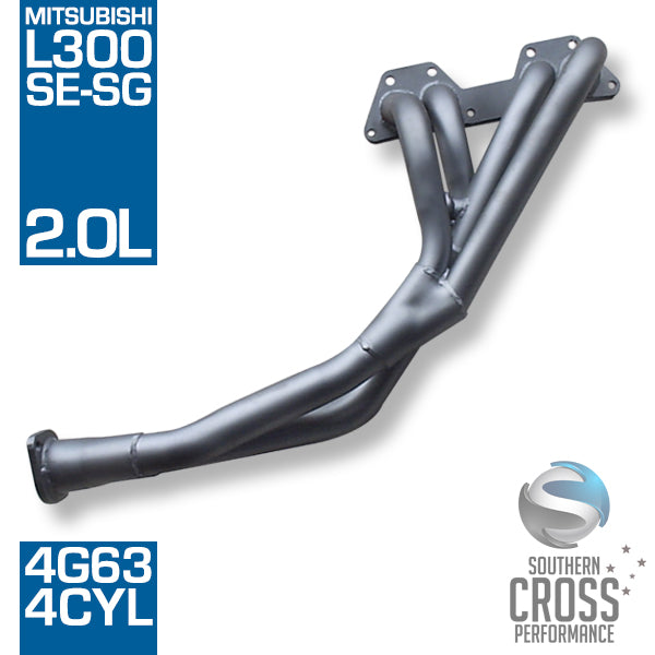 SE SG L300 MITSUBISHI 2.0L 4Cyl 4G63 Bolt-on Headers Extractors SCPH019