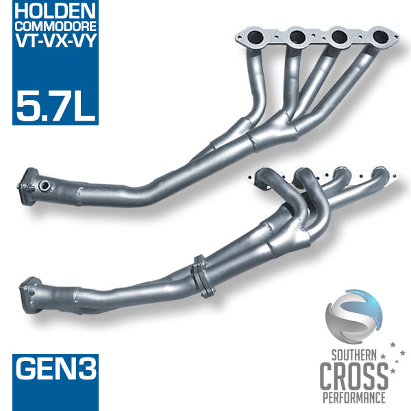 VT VX VY HOLDEN Commodore 5.7L V8 Headers Extractors SCPH043