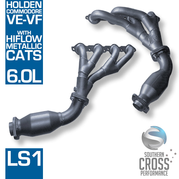 VE VF HOLDEN Commodore V8 Bolt-on Headers Extractors Hi-Flow Catalytic Converters SCPH065
