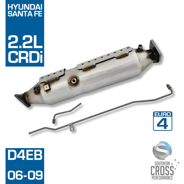 Hyundai Santa Fe CRDi 2.2L D4EB Bolt-on Diesel Particulate Filter SCPC0176