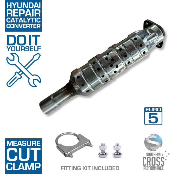 HYUNDAI Repair Catalytic Cat Converter w/ O2 Sensor Fitting SCPC0843F