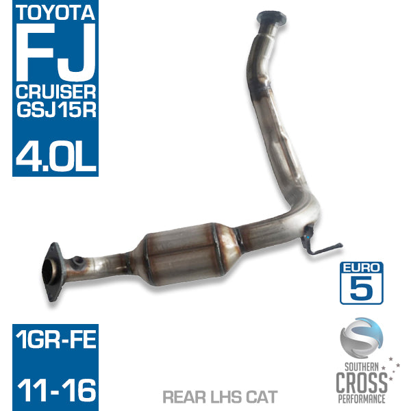 Fits FJ TOYOTA GSJ15R V6 4.0L LHS Rear Catalytic Cat Converter SCPC2271FJ