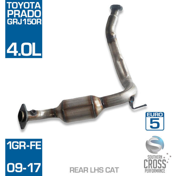 Fits GRJ150R TOYOTA Prado V6 4.0L LHS Rear Catalytic Cat Converter SCPC2271Prado