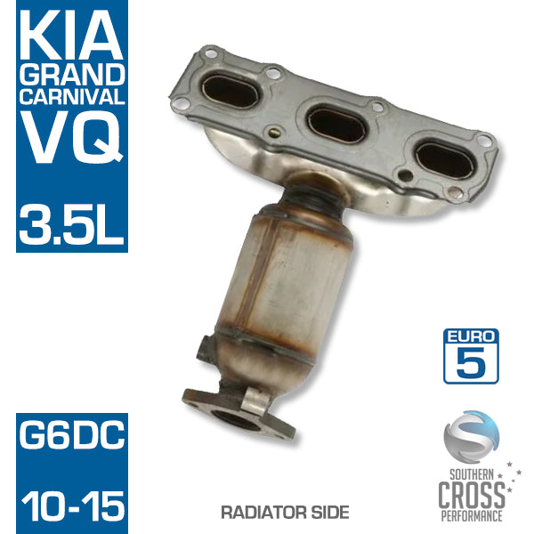 VQ KIA Grand Carnival 3.5L G6DC Manifold Catalytic Cat Converter SCPC2734
