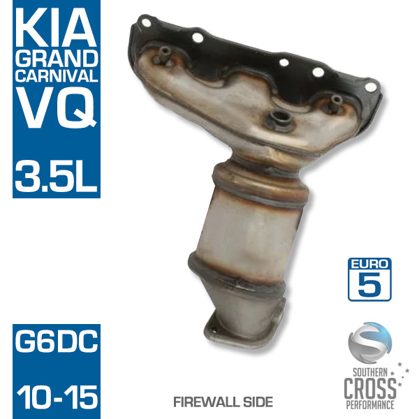 VQ KIA Grand Carnival 3.5L G6DC Manifold Catalytic Cat Converter SCPC2736