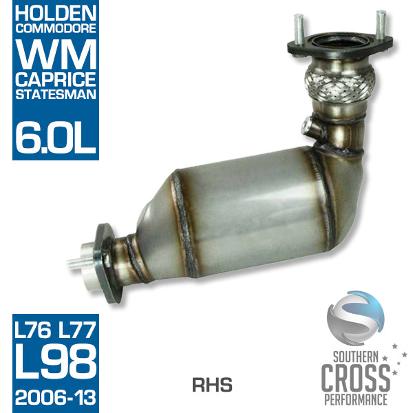 WM HOLDEN Commodore V8 6.0L RHS Catalytic Cat Converter SCPC7601