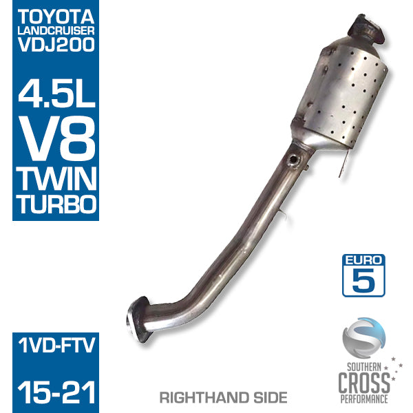 Fits TOYOTA Landcruiser VDJ200 4.5L V8 Twin Turbo Diesel Particulate Filter SCPDPF155