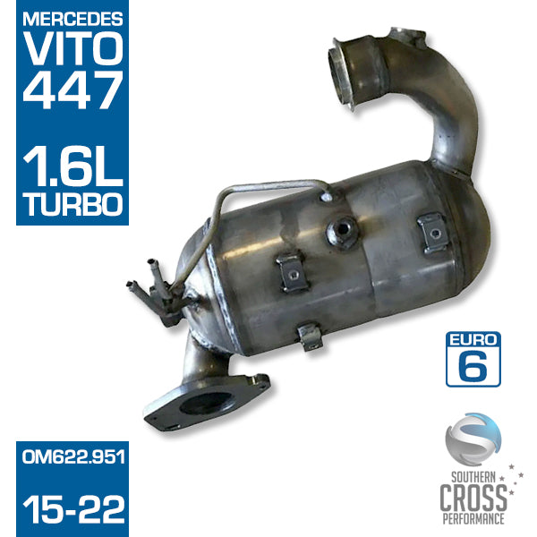 447 Mercedes Vito 1.6L Turbo Diesel Particulate Filter SCPDPF156