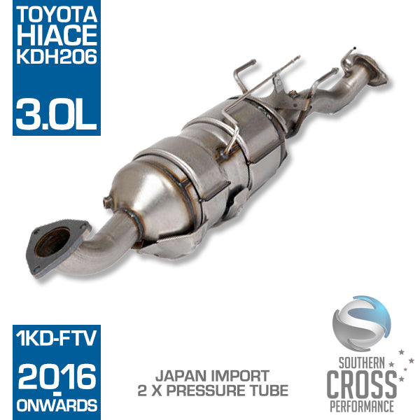 For TOYOTA Hiace KDH206 3.0L Turbo Diesel Particulate Filter SCPDPF176Import