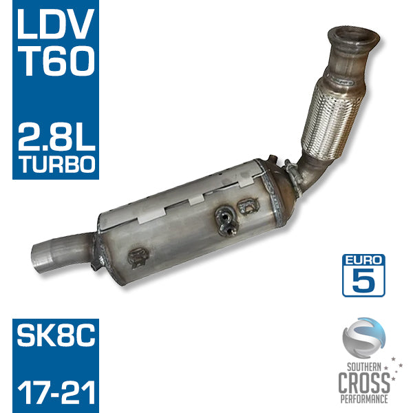 T60 LDV SK8C 2.8L Turbo Bolt-on Diesel Particulate Filter SCPDPF960