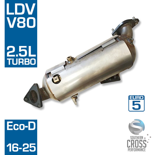 V80 LDV Bus Van 2.5L Eco-D Turbo Bolt-on Diesel Particulate Filter SCPDPF980
