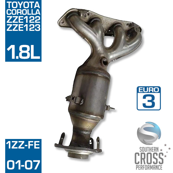 Fits TOYOTA Corolla ZZE122 ZZE123 1.8L Catalytic Cat Converter SCPMCV015
