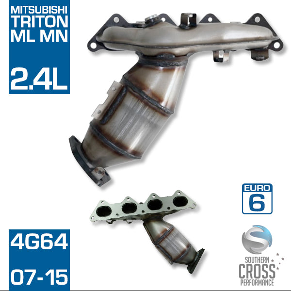 ML MN MITSUBISHI Triton 2.4L Manifold Catalytic Cat Converter SCPMCV040