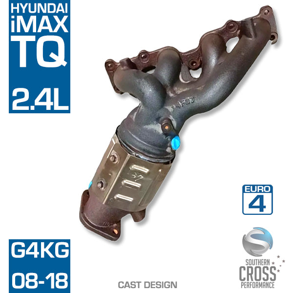 TQ HYUNDAI iMax 2.4L G4KG CAST Manifold Cat Converter SCPMCV079CAST
