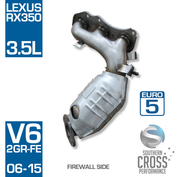 For LEXUS RX350 3.5L V6 2GR-FKE Manifold Cat Converter SCPMCV088A