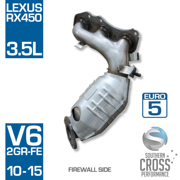 For LEXUS RX450 3.5L V6 2GR-FKE Manifold Cat Converter SCPMCV088A