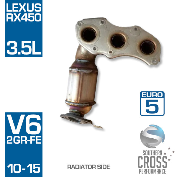For LEXUS RX450 RX450H 3.5L V6 2GR-FKE Manifold Cat Converter SCPMCV089