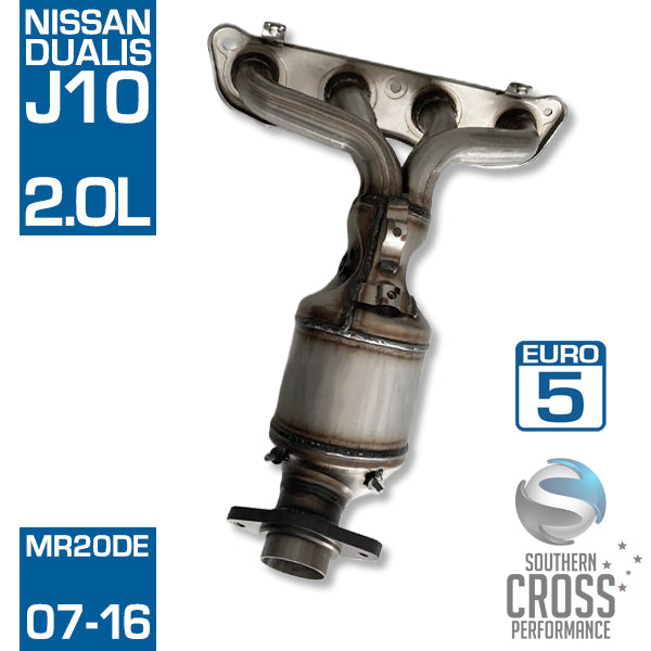 J10 NISSAN Dualis 2.0L Manifold Catalytic Cat Converter SCPMCV121