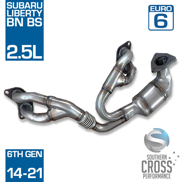 BN BS SUBARU Liberty 2.5L EURO6 Manifold Catalytic Converter SCPMCV706