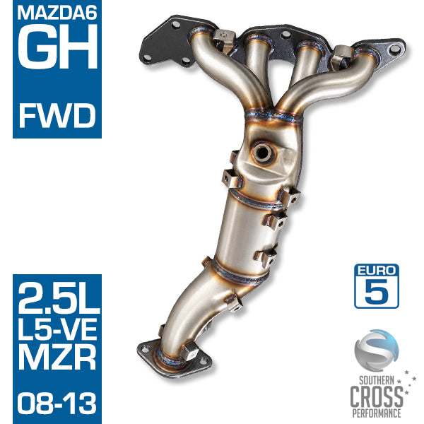 GH MAZDA 6 2.5L L5-VE MZR Manifold Catalytic Cat Converter SCPMCV708