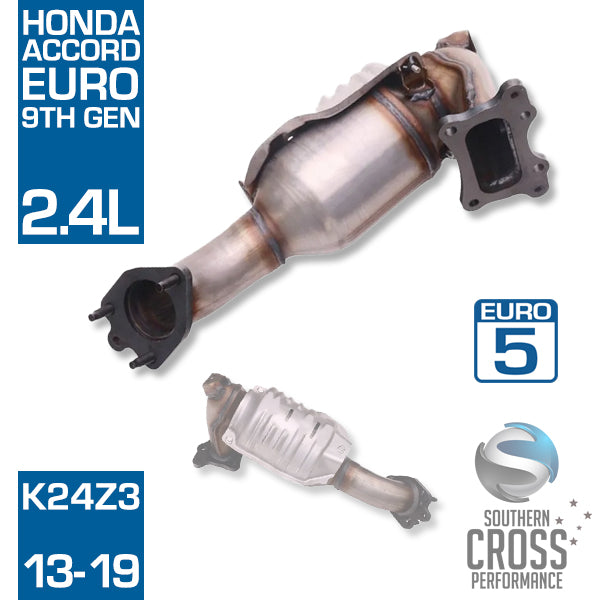HONDA Accord EURO 9TH GEN 2.4L Bolt-on Catalytic Cat Converter SCPMCV715