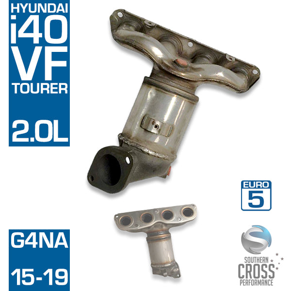 VF HYUNDAI i40 Tourer 2.0L G4NA Manifold Catalytic Cat Converter SCPMCV726