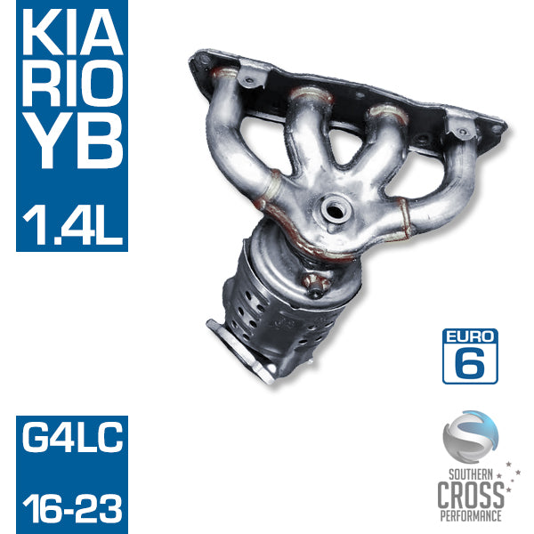YB KIA Rio 1.4L G4LC Manifold Catalytic Cat Converter SCPMCV751