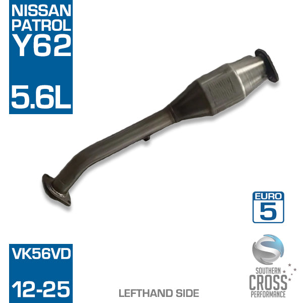 Y62 NISSAN Patrol 5.6L VK56VD LHS Undercar Catalytic Cat Converter SCPMCV772