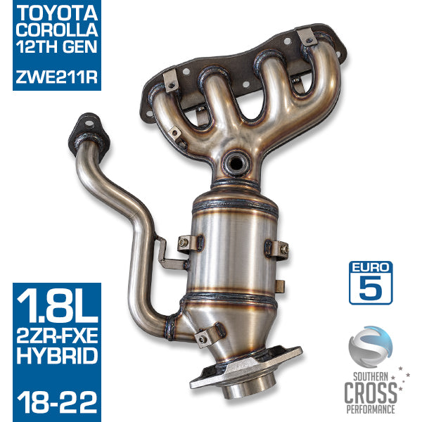Fits TOYOTA Corolla ZWE211R 1.8L 2ZR-FXE Hybrid Catalytic Cat Converter SCPMCV818