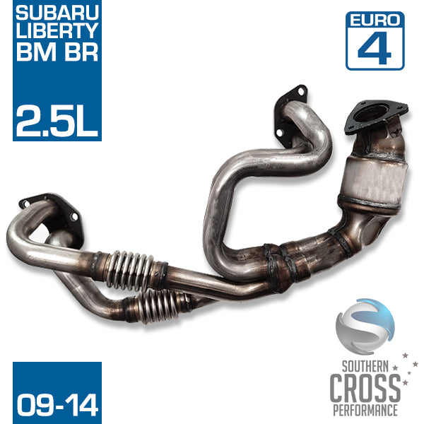BM BR SUBARU Liberty EJ 2.5L EURO4 Manifold Catalytic Converter SCPC2512