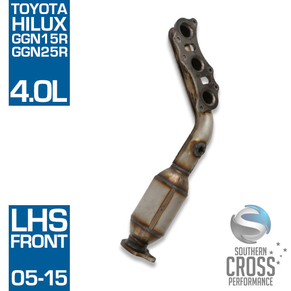 Fits GGN15R GGN25R TOYOTA Hilux 4.0L LHS Front Catalytic Cat Converter SCPMCV092Hilux