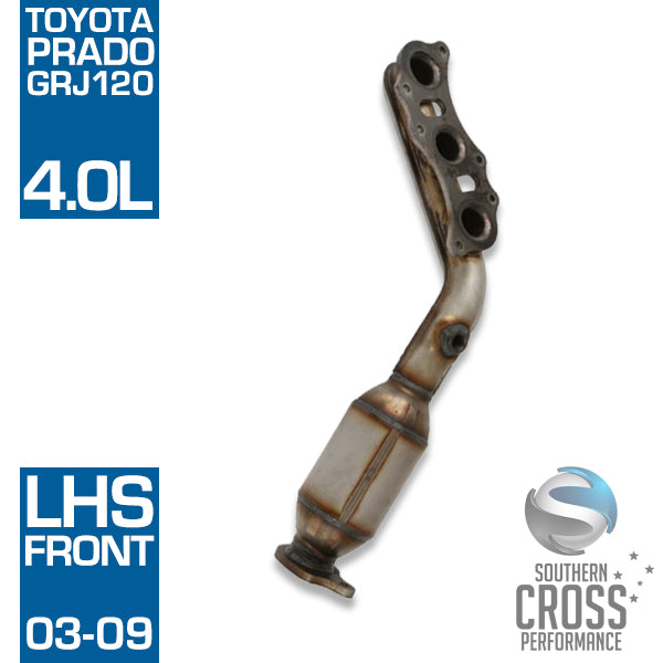 Fits GRJ120 TOYOTA Prado V6 4.0L LHS Front Catalytic Cat Converter SCPMCV092Prado