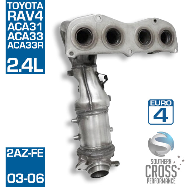 Fits TOYOTA RAV4 ACA31 ACA33 ACA33R 2.4L Manifold Catalytic Converter SCPMCV124