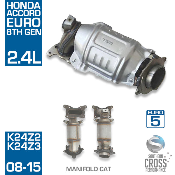 HONDA Accord EURO 8TH GEN 2.4L Bolt-on Catalytic Cat Converter SCPMCV714