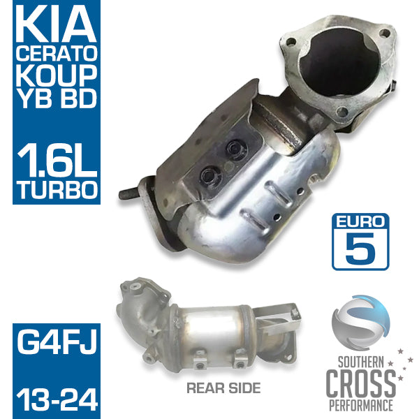 YD BD KIA Cerato Koup 1.6L Turbo G4FJ Manifold Cat Converter SCPMCV720