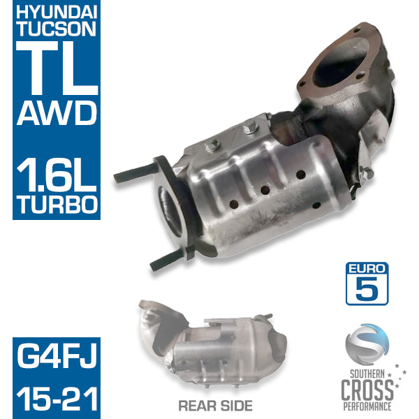 TL HYUNDAI Tucson AWD 1.6L Turbo G4FJ Manifold Catalytic Cat Converter SCPMCV735