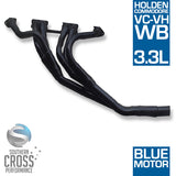VC VH WB HOLDEN Commodore 3.3L 6cyl Blue Motor Headers Extractors SCPH034