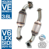 VE Series II HOLDEN Commodore V6 3.6L Catalytic Cat Converter SCPC0708-09Set
