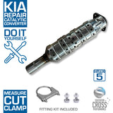 KIA Repair Catalytic Cat Converter w/ O2 Sensor Fitting SCPC0843F