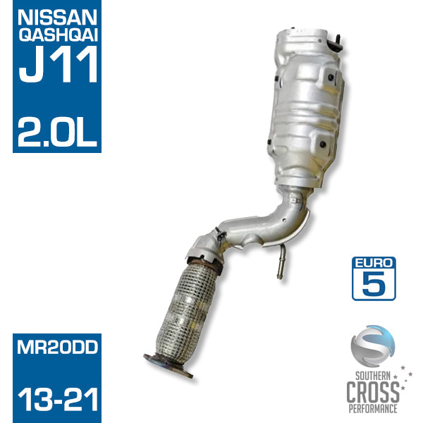 J11 NISSAN Qashqai 2.0L MR20DD Catalytic Cat Converter SCPC2286
