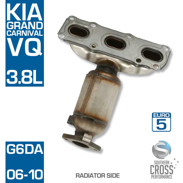 VQ KIA Grand Carnival 3.8L G6DA Manifold Catalytic Cat Converter SCPC2734