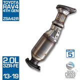 Fits TOYOTA RAV4 ZSA42R 2.0L 3ZR-FE Catalytic Cat Converter SCPC8000
