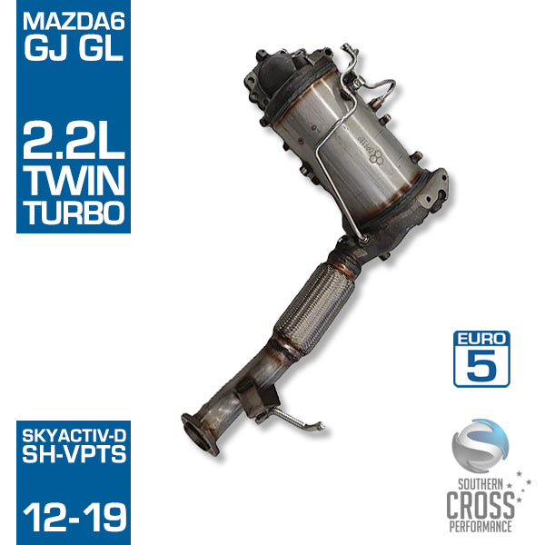 GJ GL MAZDA 6 2.2L Skyactiv-D Twin Turbo Diesel Particulate Filter SCPDPF188