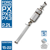 PX PX2 PX3 FORD Ranger 2.2L Bolt-on Diesel Particulate Filter SCPDPF200