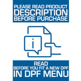 NS NT NW MITSUBISHI Pajero 3.2L Turbo Diesel Particulate Filter SCPDPF027