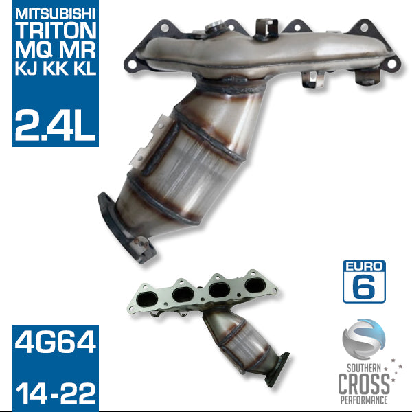 MQ MR MITSUBISHI Triton 2.4L Manifold Catalytic Cat Converter SCPMCV040