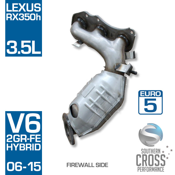 For LEXUS RX350 RX350H 3.5L V6 2GR-FKE Manifold Cat Converter SCPMCV088A