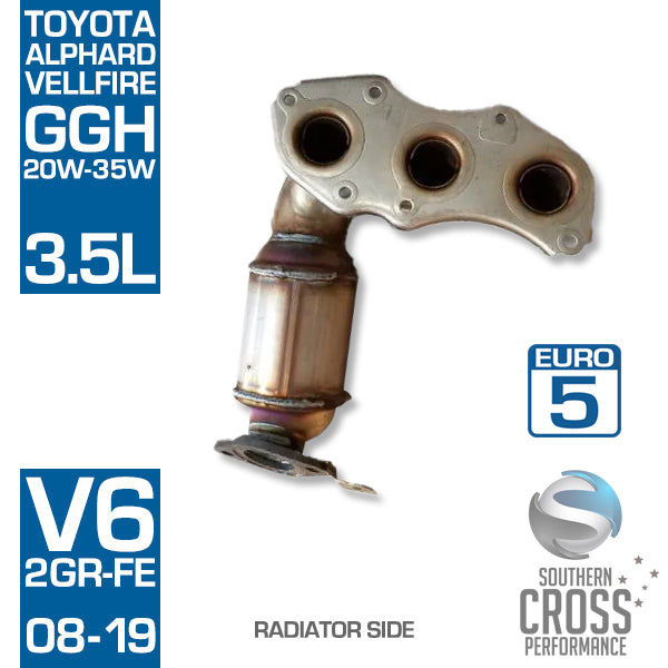 For TOYOTA Alphard VellFire GGH20W - 35W Manifold Catalytic Cat Converter SCPMCV089